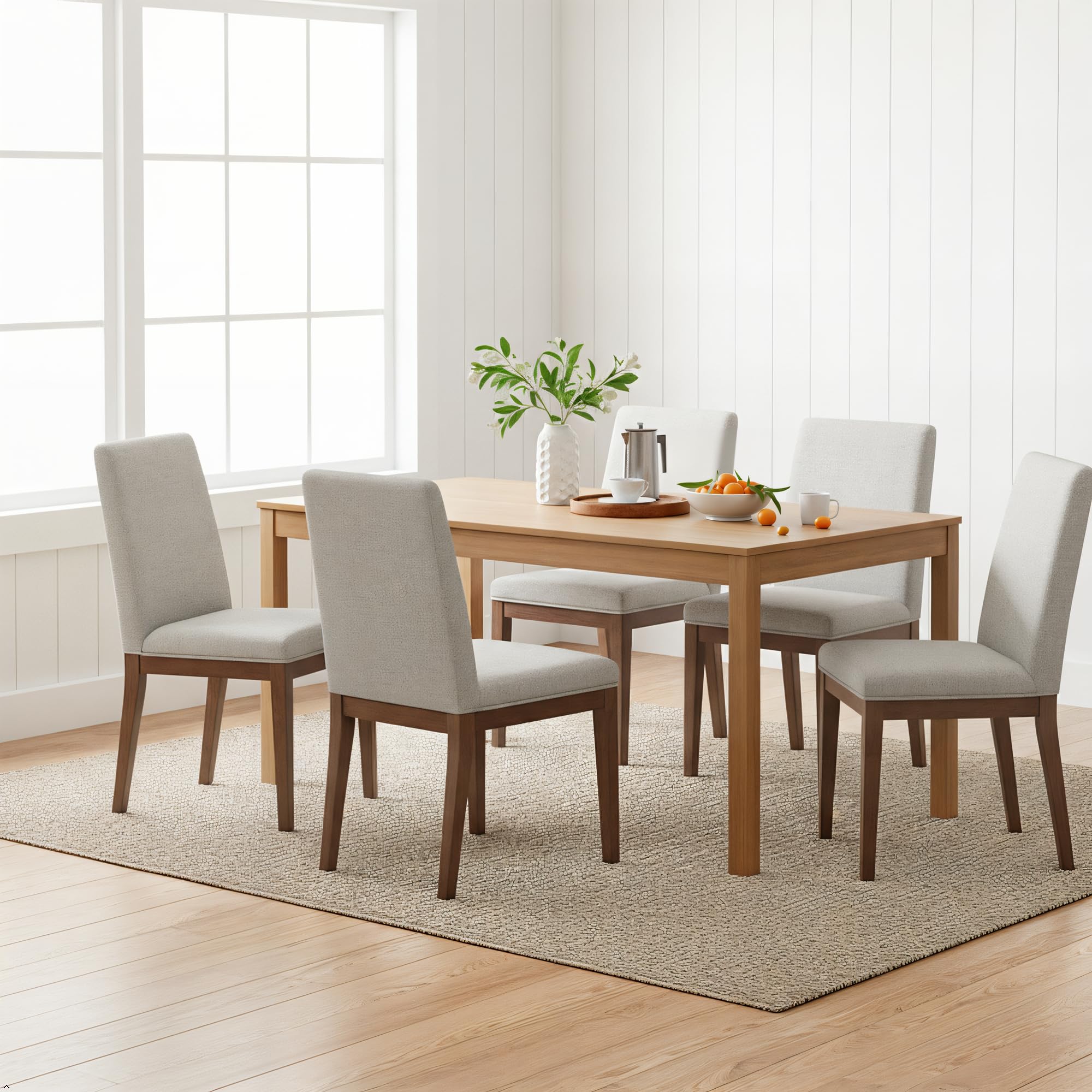 Amazon.com - Grain & Grove Davie 60 Inch Rectangular Dining Table